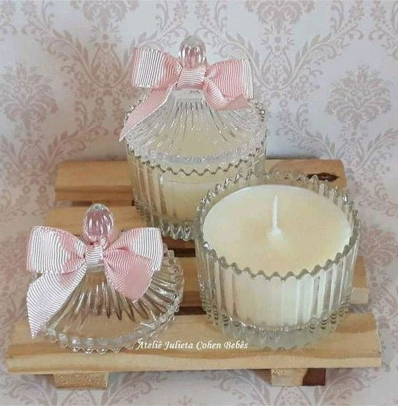 Bombonera para velas pequeña