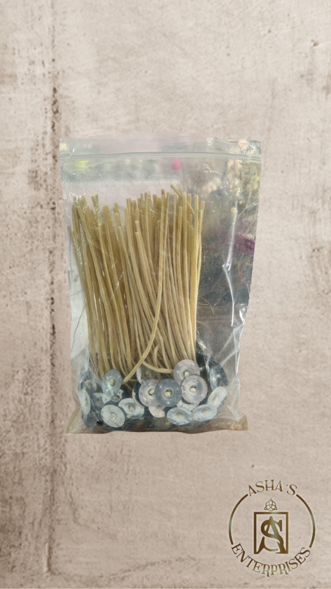 Pabilo individual encerado con cera de abejas 100% algodon-importado 60 hilos