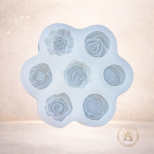Molde de Silicona Flores Mini