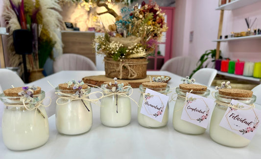 Envase de Vidrio con Tapa de Corcho