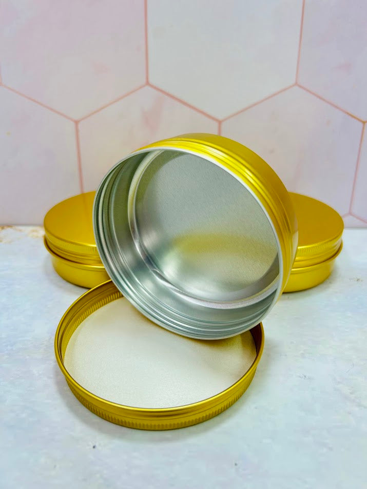 Envase de Aluminio Dorado Grande