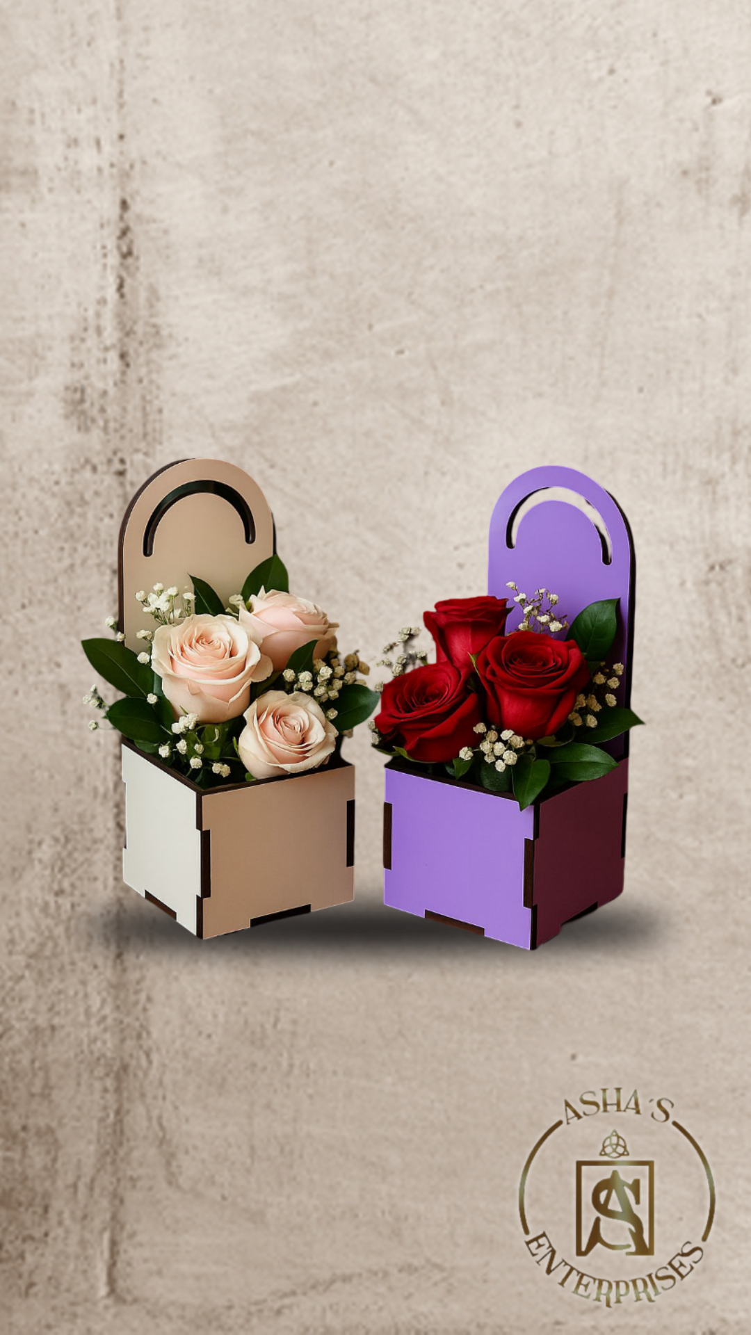 Cajas para Mini Bouquet de Flores