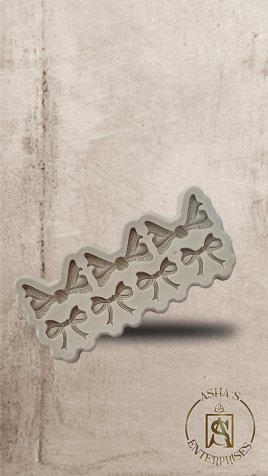 Molde de silicona moños