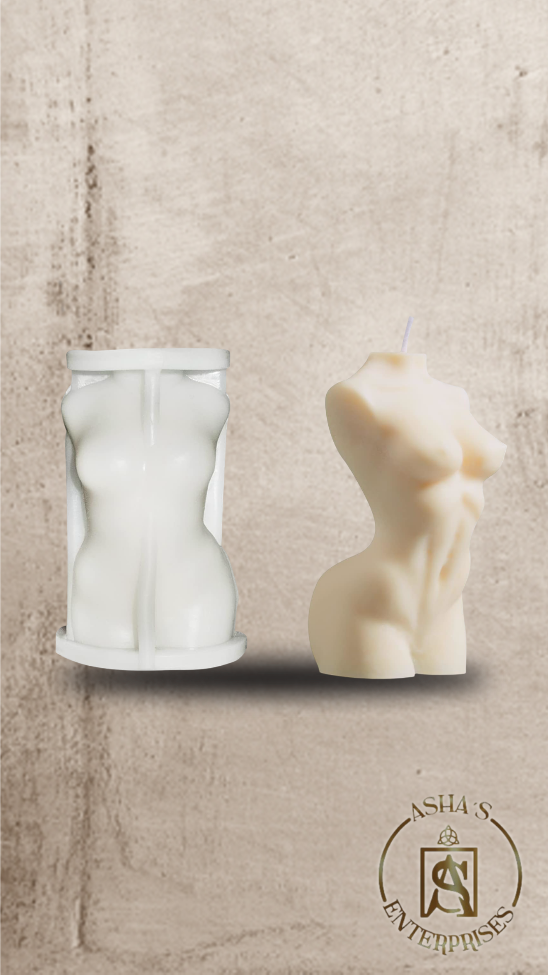 Molde de silicona busto de mujer 3D