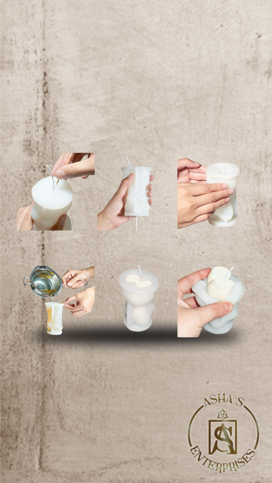 Molde de silicona busto de mujer 3D