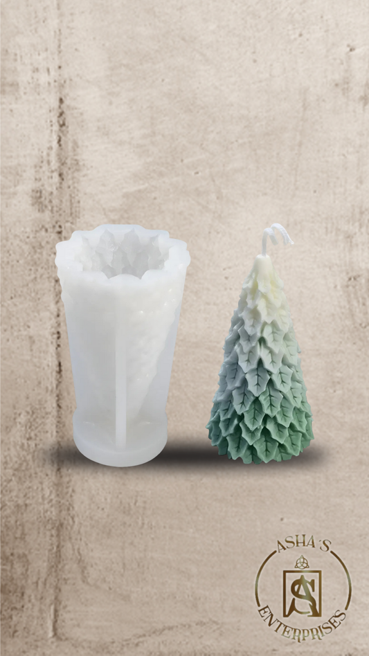 Molde de Silicona Árbol de Navidad Cónico 3D