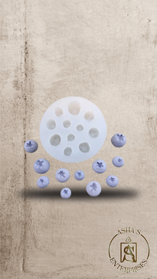 Molde de Silicona de Arándanos