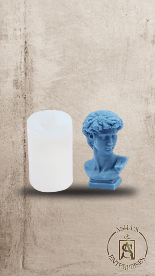 Molde de silicona busto de hombre