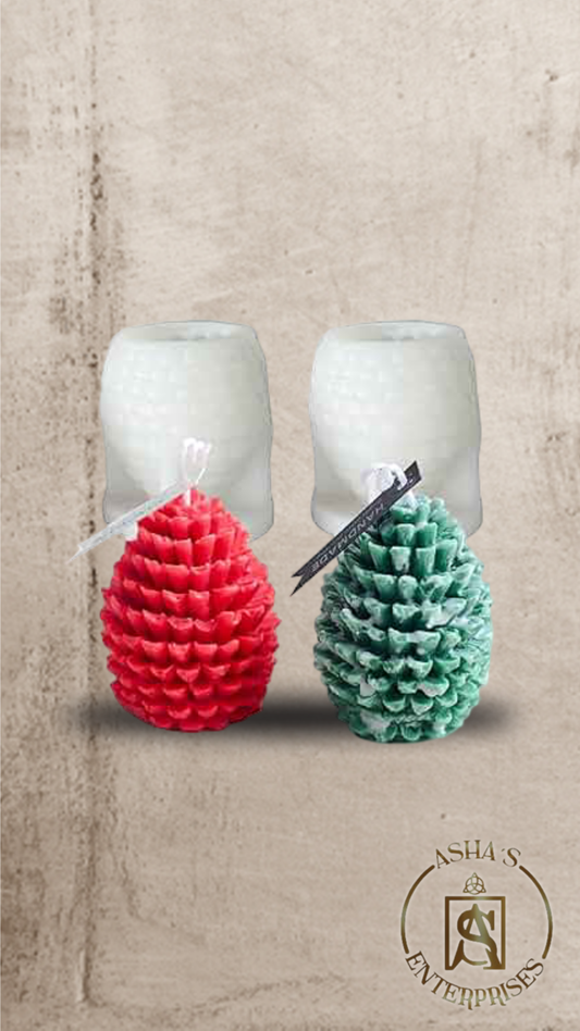 Molde de Silicona Árbol de Pino 3D