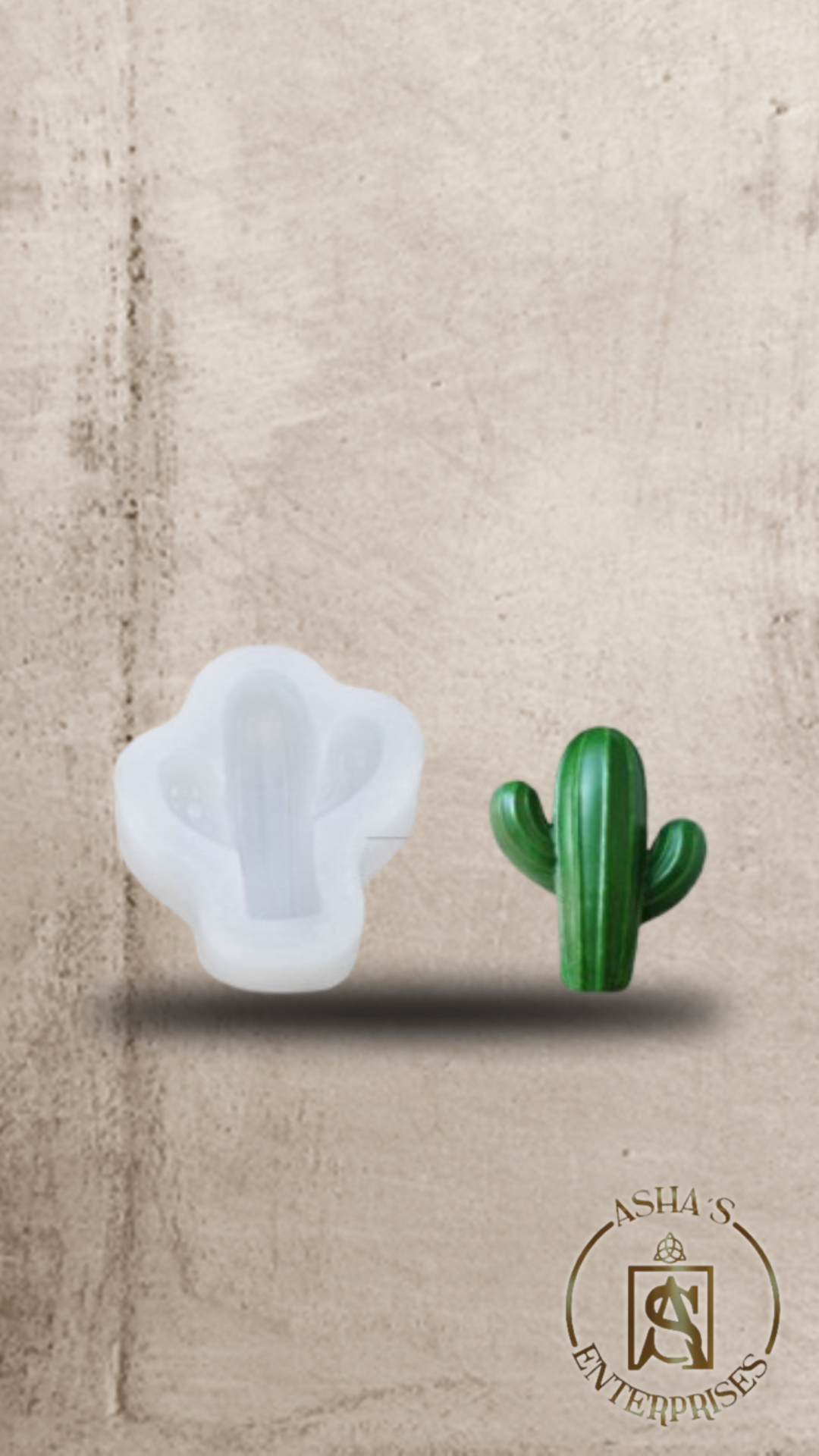 Molde de silicona cactus pequeño