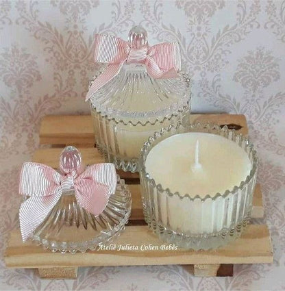 Bombonera para velas pequeña