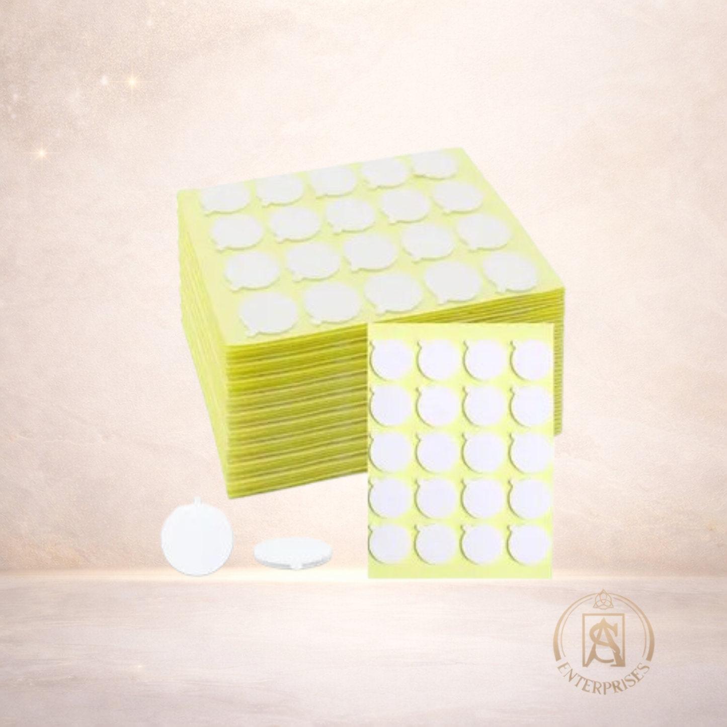 Pegatinas Adhesivo para velas resistente al calor x 20