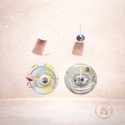 Pegatinas Adhesivo para velas resistente al calor x 20