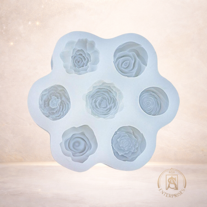 Molde de Silicona Flores Mini