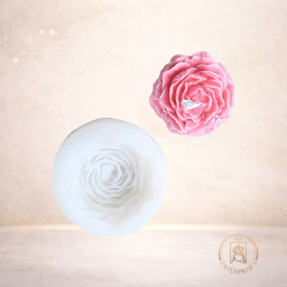 Molde Silicón Flor Peonia Grande / Mediana