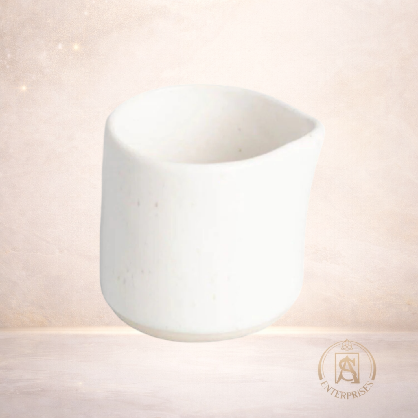 Vaso para vela de masajes (Color Blanco)