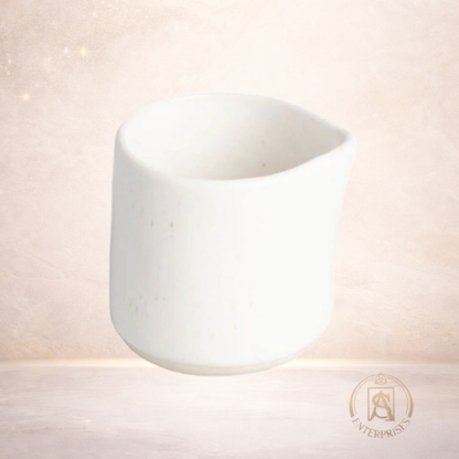 Vaso para vela de masajes (Color Blanco)