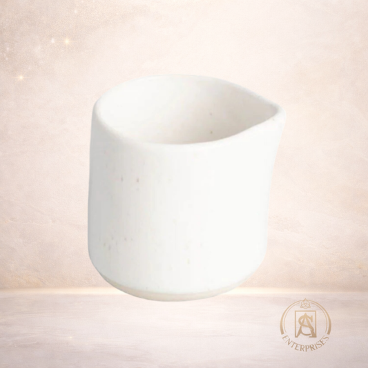 Vaso para vela de masajes (Color Blanco)