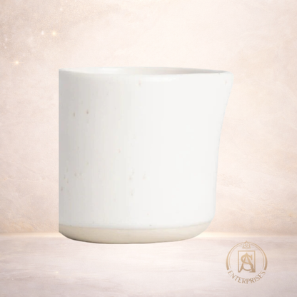Vaso para vela de masajes (Color Blanco)