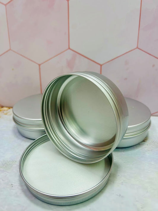 Envase de Aluminio Plateado Grande