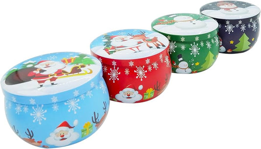 Envase de Hojalata Navideño