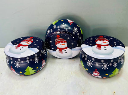 Envase de Hojalata Navideño
