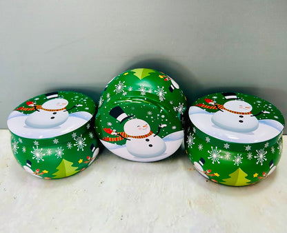 Envase de Hojalata Navideño