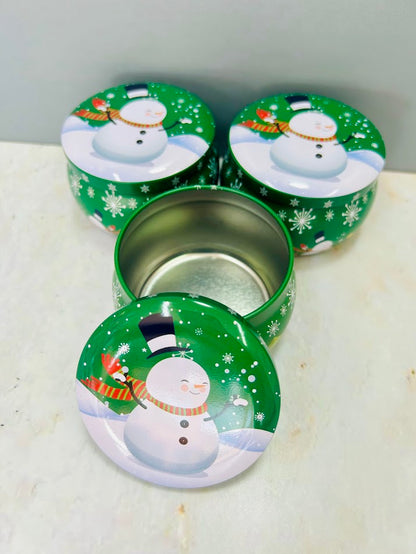 Envase de Hojalata Navideño