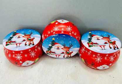 Envase de Hojalata Navideño