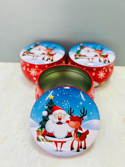 Envase de Hojalata Navideño