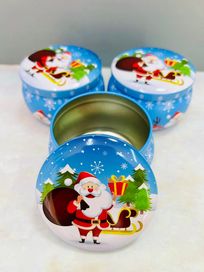 Envase de Hojalata Navideño