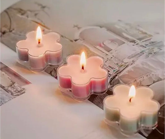 Envase de Policarbonato Pequeño de Flores