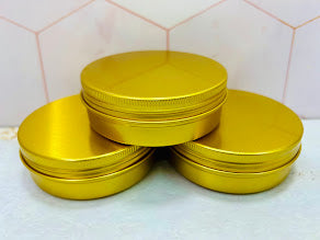 Envase de Aluminio Dorado Grande