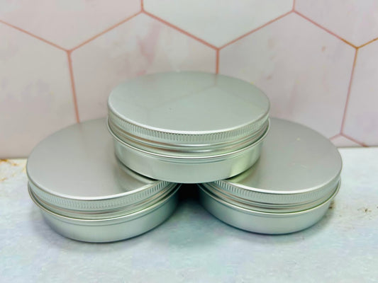 Envase de Aluminio Plateado Grande