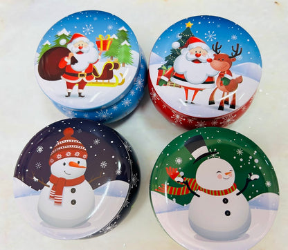 Envase de Hojalata Navideño