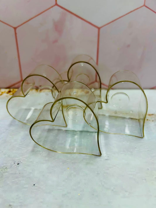 Envase de Policarbonato Pequeño de Corazones
