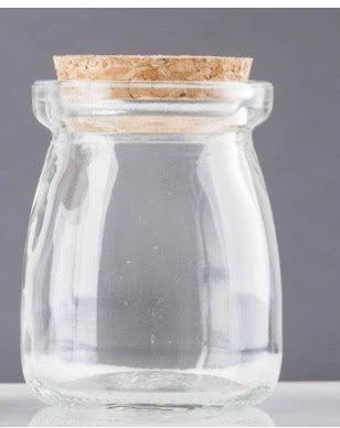 Envase de Vidrio con Tapa de Corcho