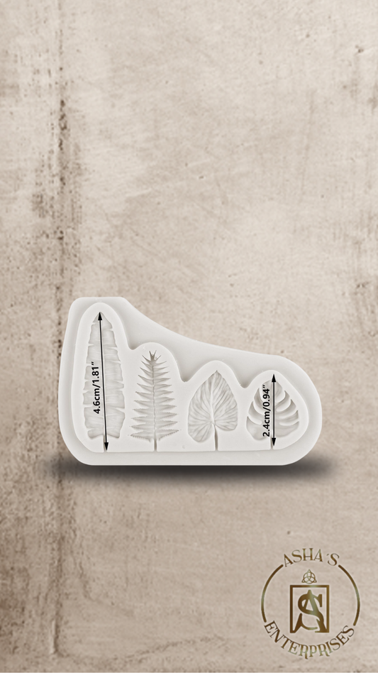 Molde de silicona hojas de Palma