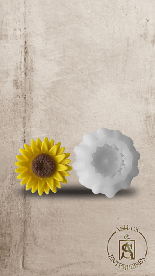 Molde de silicona Girasol