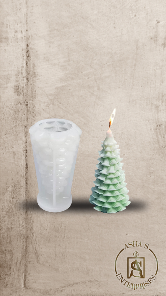 Molde de Silicona Árbol de Navidad  Redondo Grande