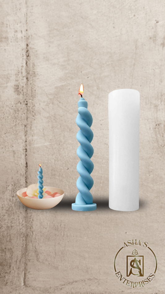 Molde de silicona vela twist