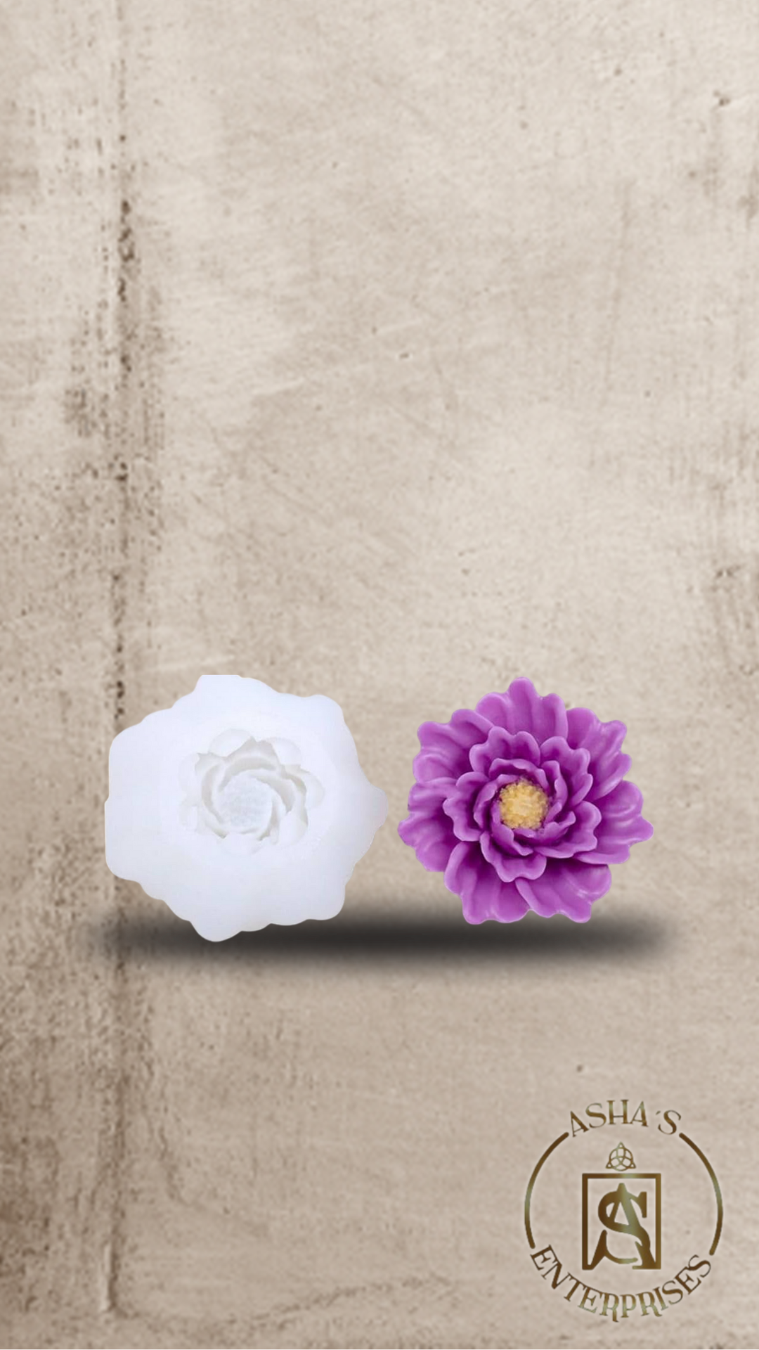 Molde de silicona Flor Trefle