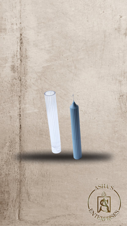 Molde de Plástico Vela Alargada