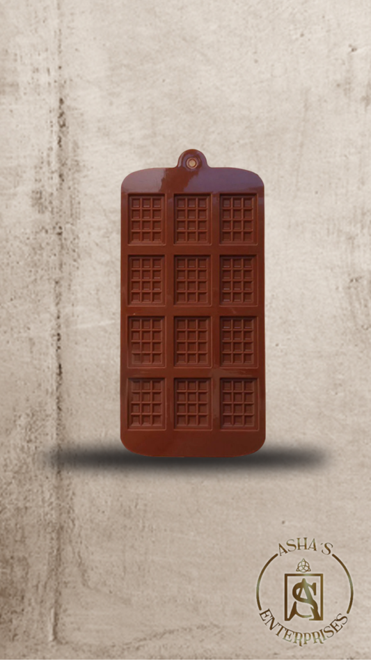 Molde de silicona barras de chocolate