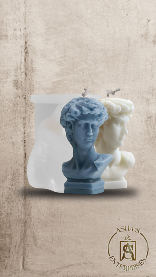 Molde de silicona busto de hombre