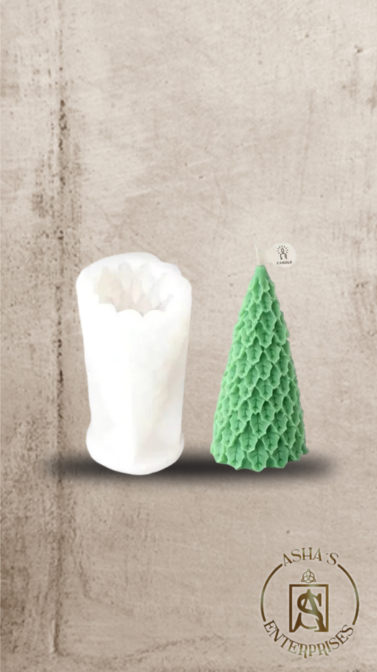 Molde de Silicona Árbol de Navidad Cónico 3D
