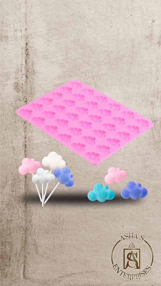 Molde de silicona 36 nubecitas