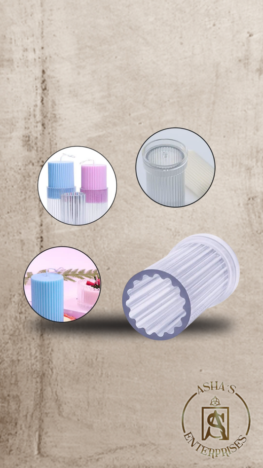 Molde de plástico vela pequeña