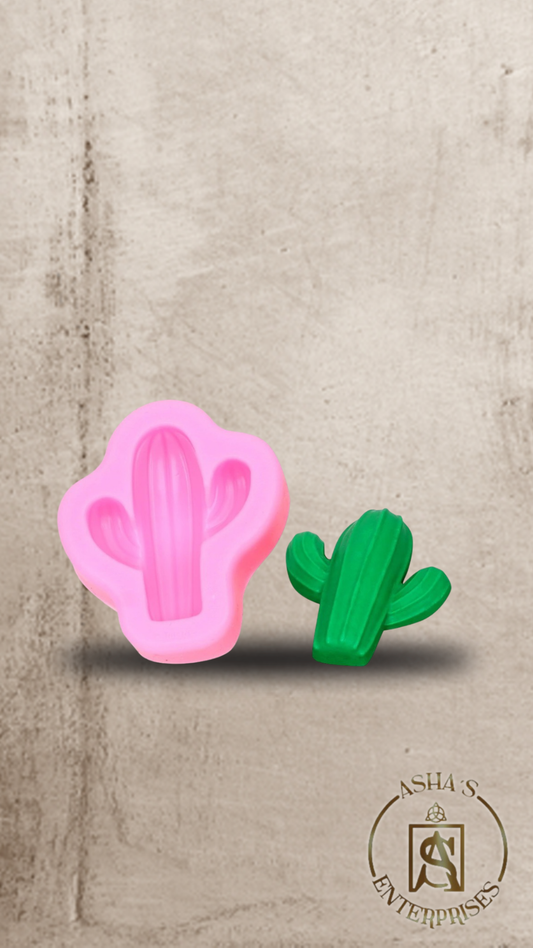 Molde de silicona cactus pequeño