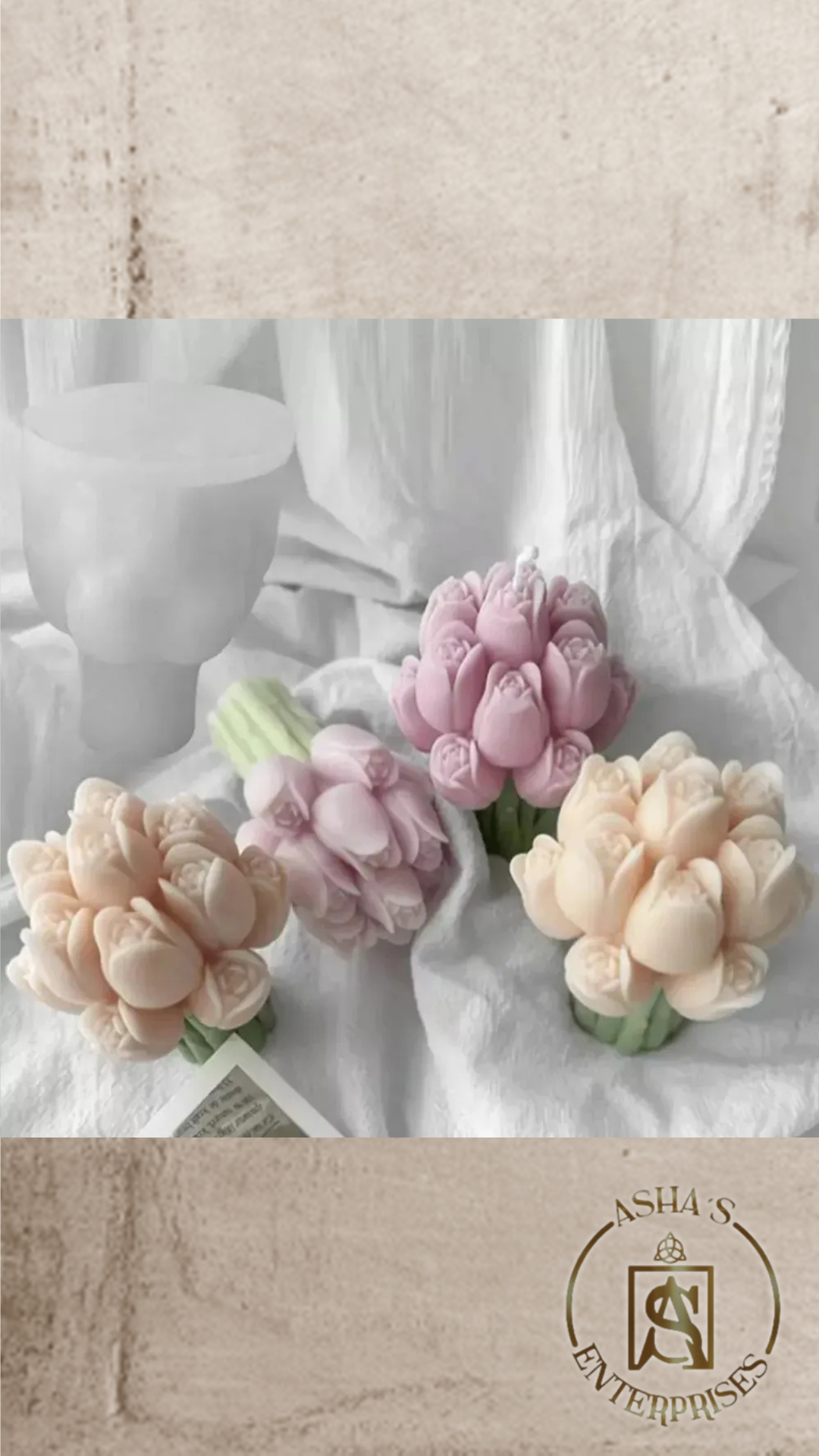 Molde Bouquet de Tulipanes